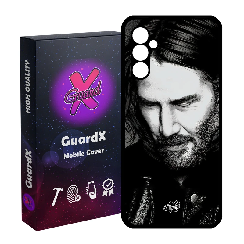 کاور گارد ایکس طرح جان ویک مدل Glass10498 مناسب برای گوشی موبایل سامسونگ Galaxy A24/A24 4G/M34 5G