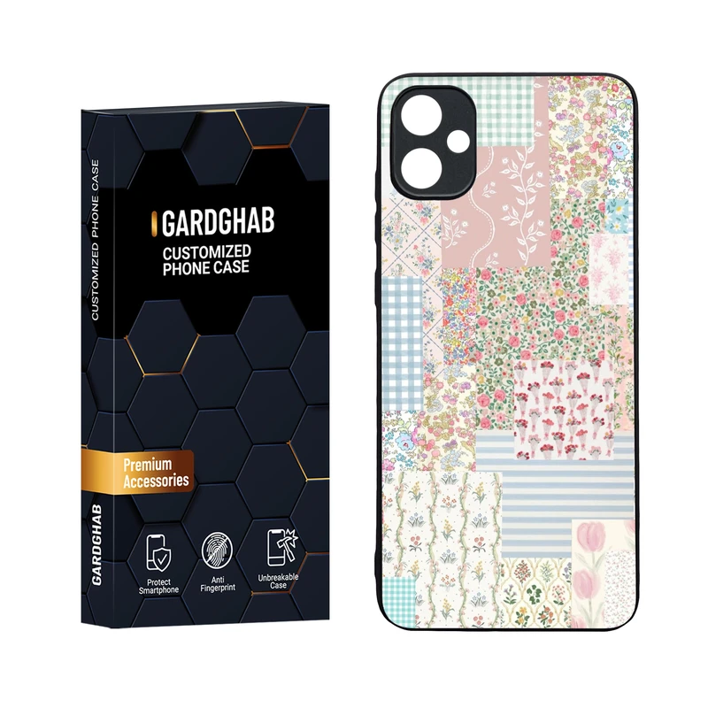 کاور گارد قاب مدل دورژله ای پشت گلس دخترانه مناسب برای گوشی موبایل سامسونگ Galaxy A05