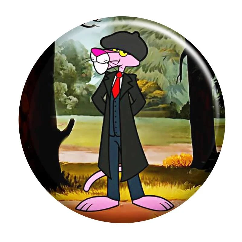 مگنت گالری باجو طرح انیمیشن پلنگ صورتی کد pink panther 24