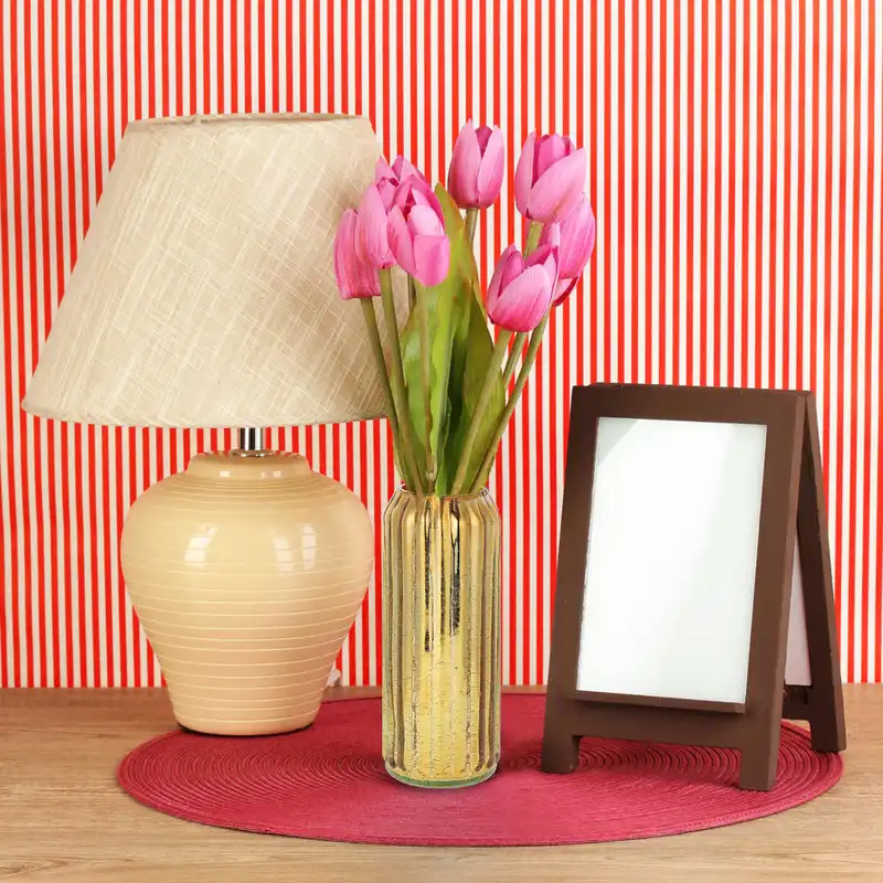 گلدان شیشه ای مدل اریکا