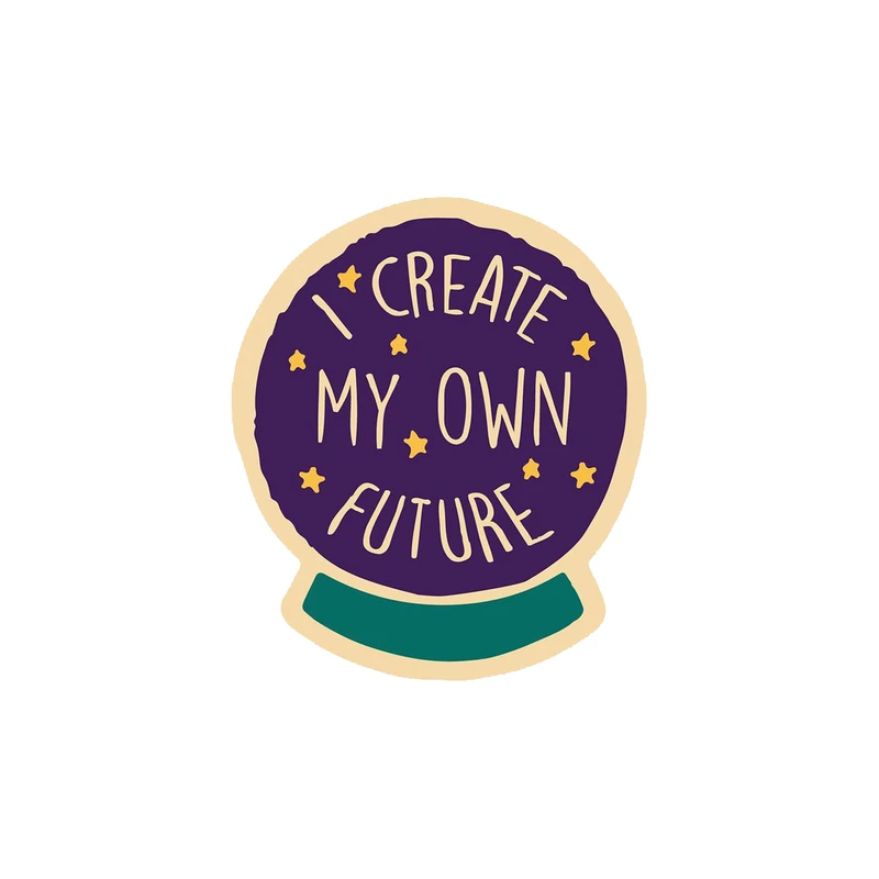  استیکر لپ تاپ لولو طرح من اینده خودم رو میسازم کد 160