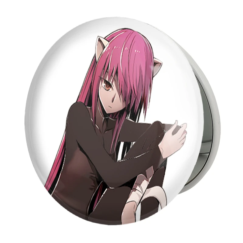 آینه جیبی خندالو طرح لوسی انیمه الفن لید مدل تاشو کد 32196