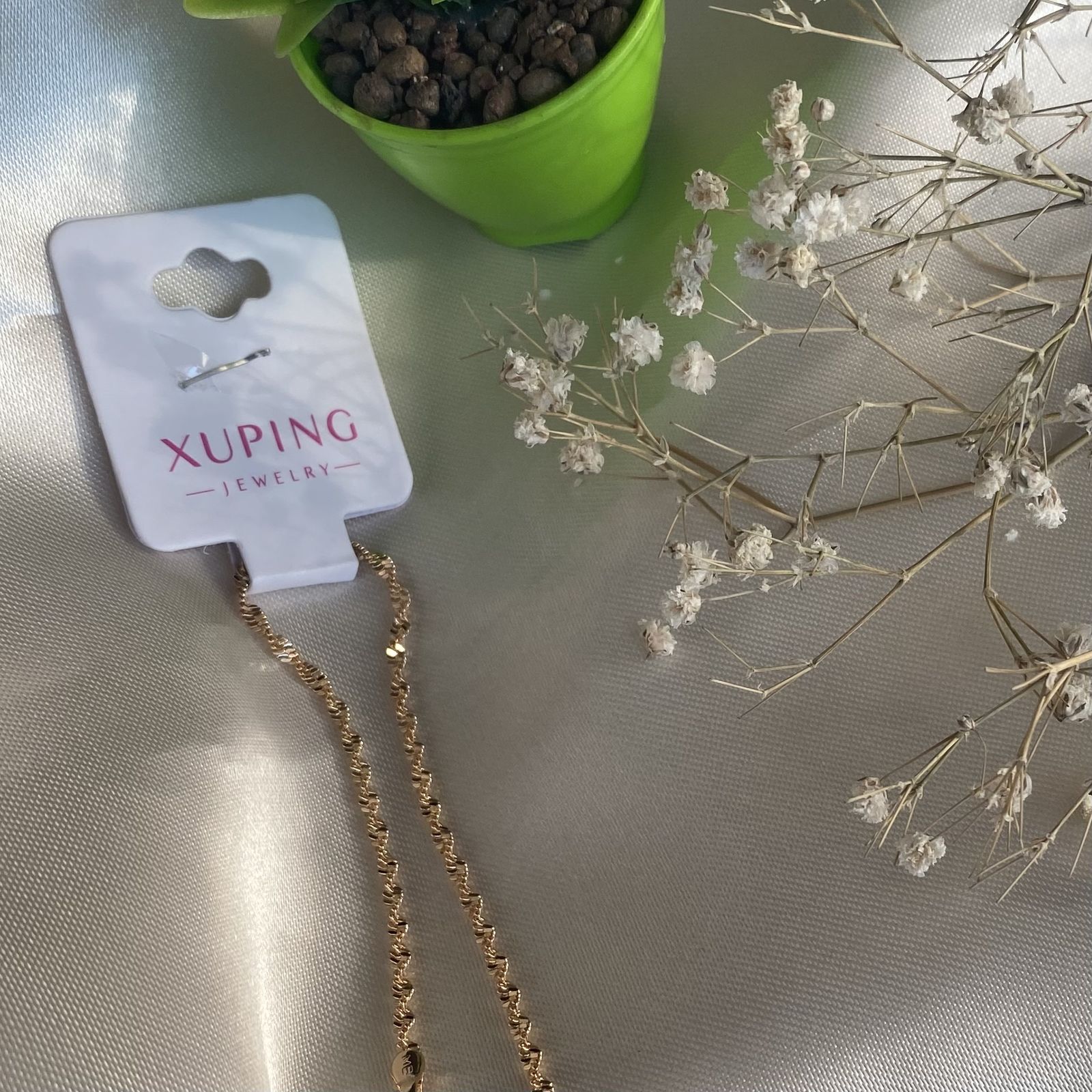 زنجیر زنانه ژوپینگ مدل مارپیچ -  - 5