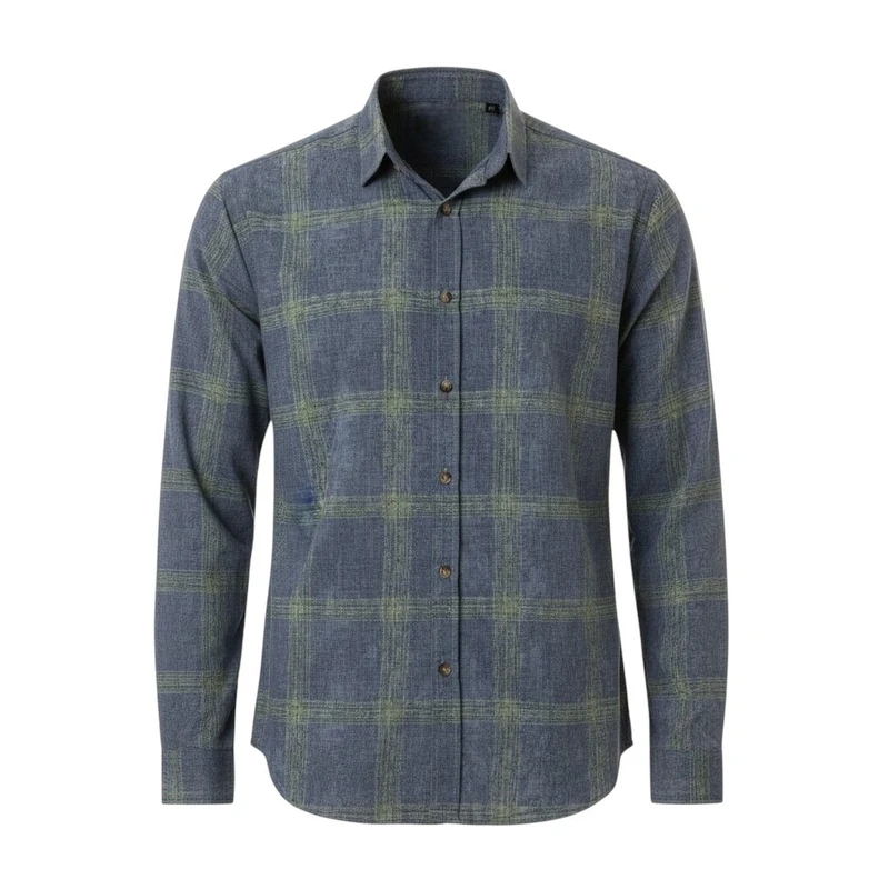 پیراهن آستین بلند یقه برگردان مردانه مدل MDSS-CH3450