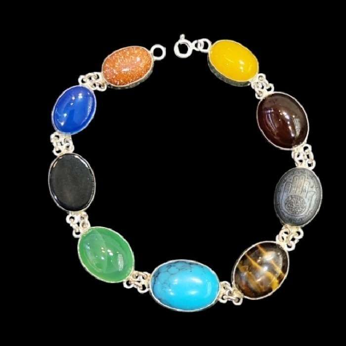 دستبند نقره زنانه مدل 9 کد 3000 دستبند نقره زنانه مدل 9 کد 3000