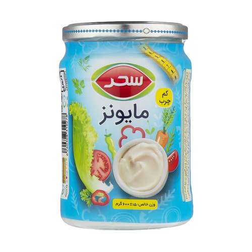 سس مایونز کم چرب سحر - 600 گرم 