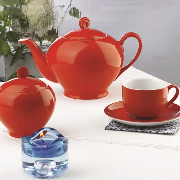 عکس شماره 8 : ست فنجان و نعلبکی 12 پارچه چینی زرین ایران مدل چای خوری ایتالیا اف 8 درجه 1