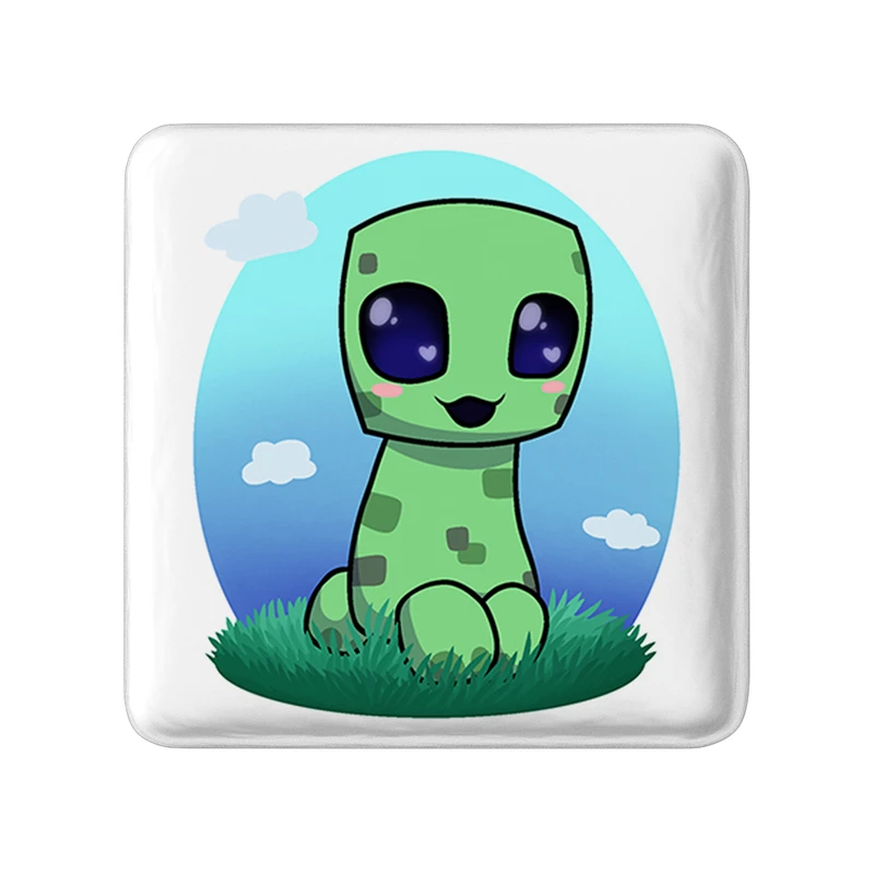 پیکسل خندالو طرح بازی ماینکرافت (Minecraft) مدل مربعی کد 36974