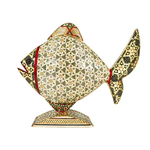 سرمه دان خاتم کاری مدل ماهی کد 21wire1411