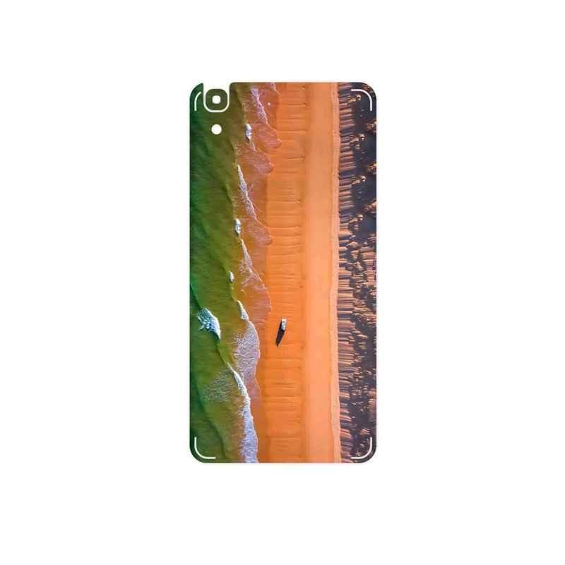 برچسب پوششی ماهوت مدل Beach and Green Sea مناسب برای گوشی موبایل هوآوی Y6 2015