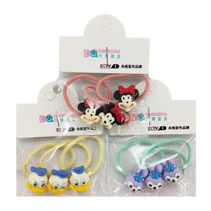 کش مو دخترانه مدل عروسکی کد FF-451 بسته 9 عددی