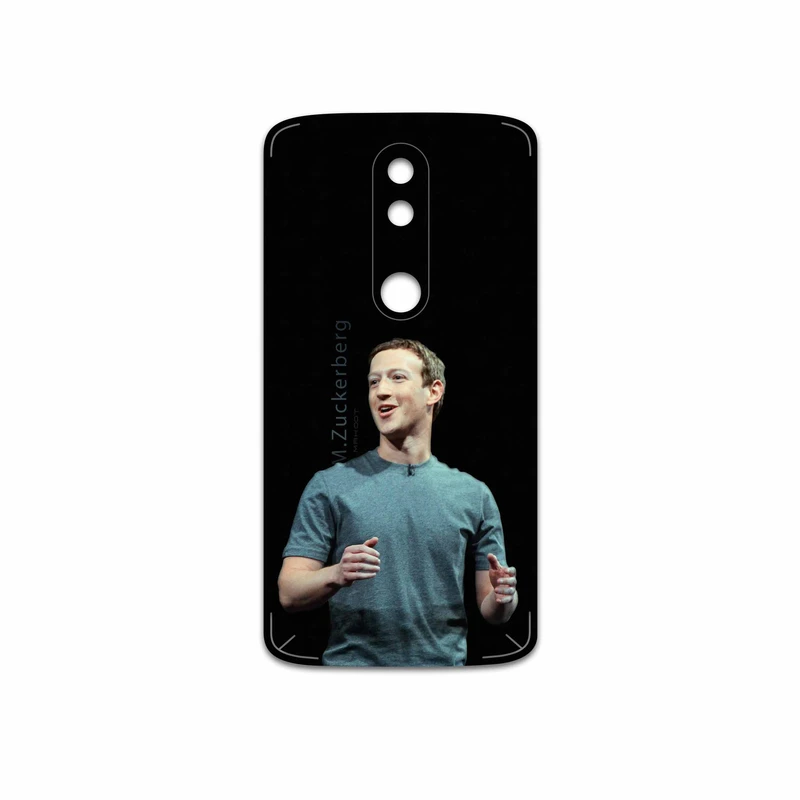 برچسب پوششی ماهوت مدل Mark Zuckerberg مناسب برای گوشی موبایل موتورولا Moto X Force