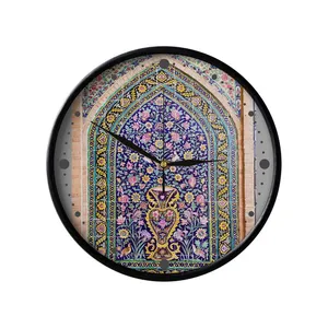 ساعت دیواری مدوپد طرح گلپوش مدل pod00280