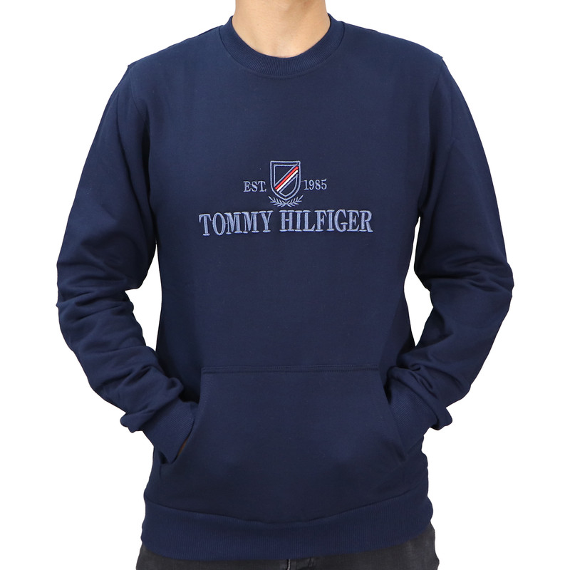 سویشرت مردانه مدل تو کرک کد 7173 رنگ سرمه ای