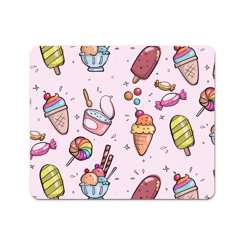 ماوس پد پاد آفرین طرح بستنی کد 1188 سایز 19*24 سانتی متر