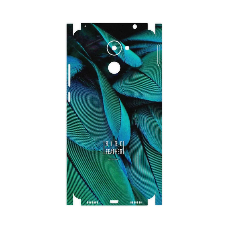برچسب پوششی ماهوت مدل Green Feather-FullSkin مناسب برای گوشی موبایل هوآوی Y7 Prime