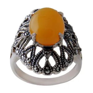    انگشتر نقره زنانه بازرگانی میلادی کد AW_308