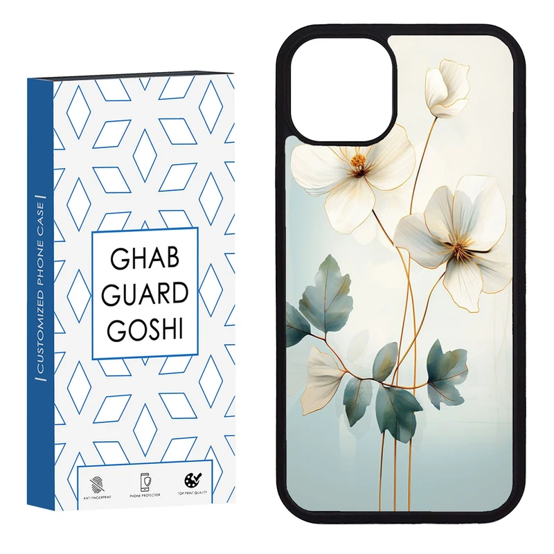 کاور قاب گارد گوشی طرح گل کد FB-480 مناسب برای گوشی موبایل اپل iphone 13 / 14  