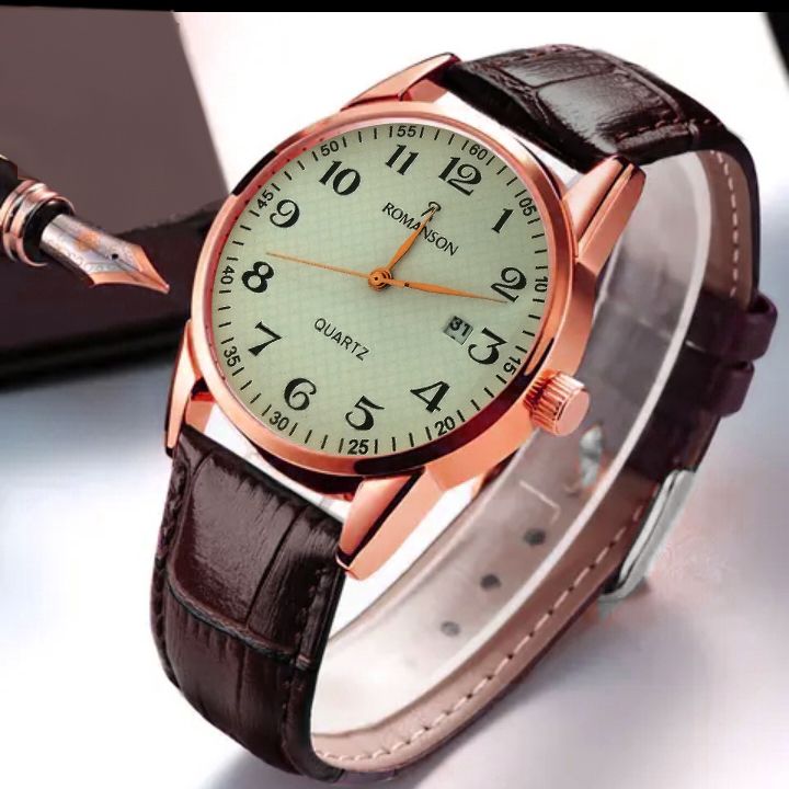 ساعت مچی عقربهای مردانه کوارتز مدل تاریخ دار کد 7 - - 4