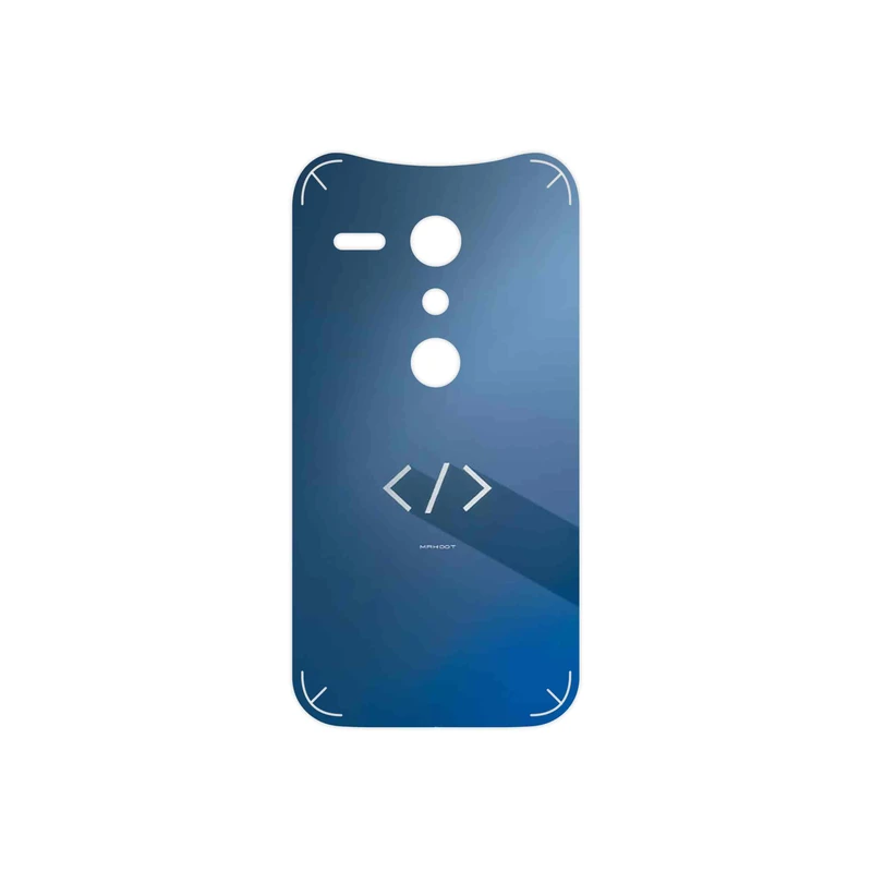 برچسب پوششی ماهوت مدل Minimal Coding icon مناسب برای گوشی موبایل موتورولا Moto G