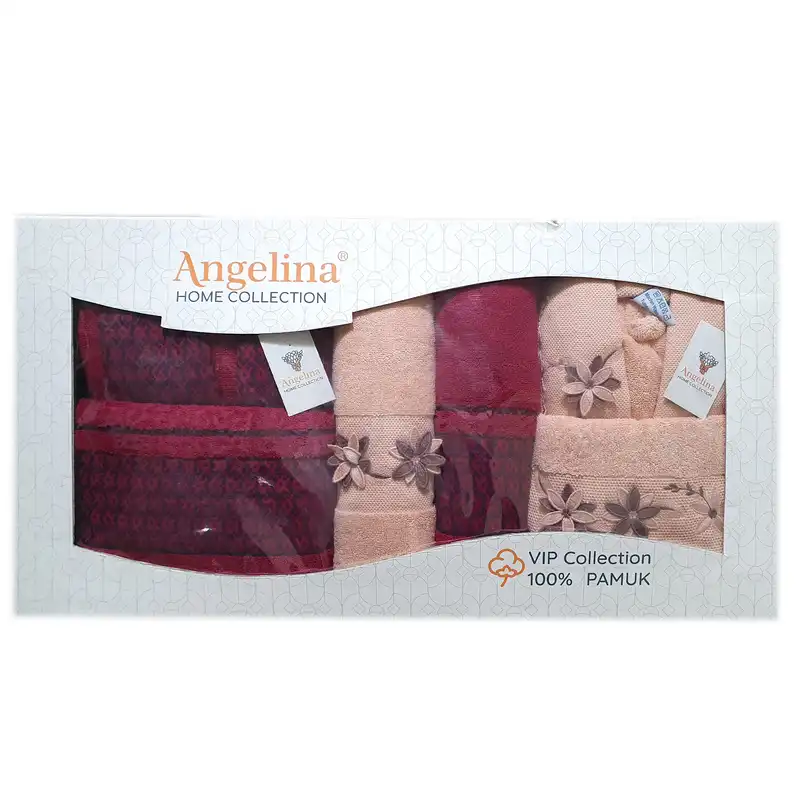 سرویس حوله پالتویی 10تکه آنجلینا کد 301