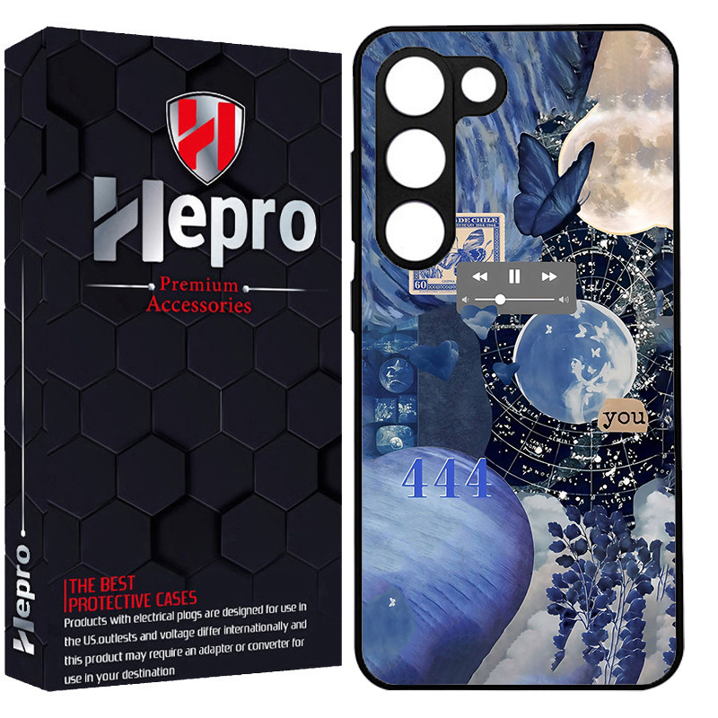 کاور هپرو طرح  444 کد TPU-673 مناسب برای گوشی موبایل سامسونگ GALAXY S23 PLUS
