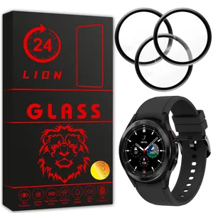  محافظ صفحه نمایش لاین مدل RT007 مناسب برای ساعت هوشمند سامسونگ Galaxy Watch 4 Classic 42mm بسته سه عددی
