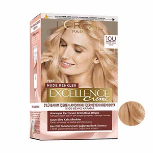 کیت رنگ مو لورآل مدل Excellence شماره 10U حجم 48 میلی لیتر رنگ بلوند روشن