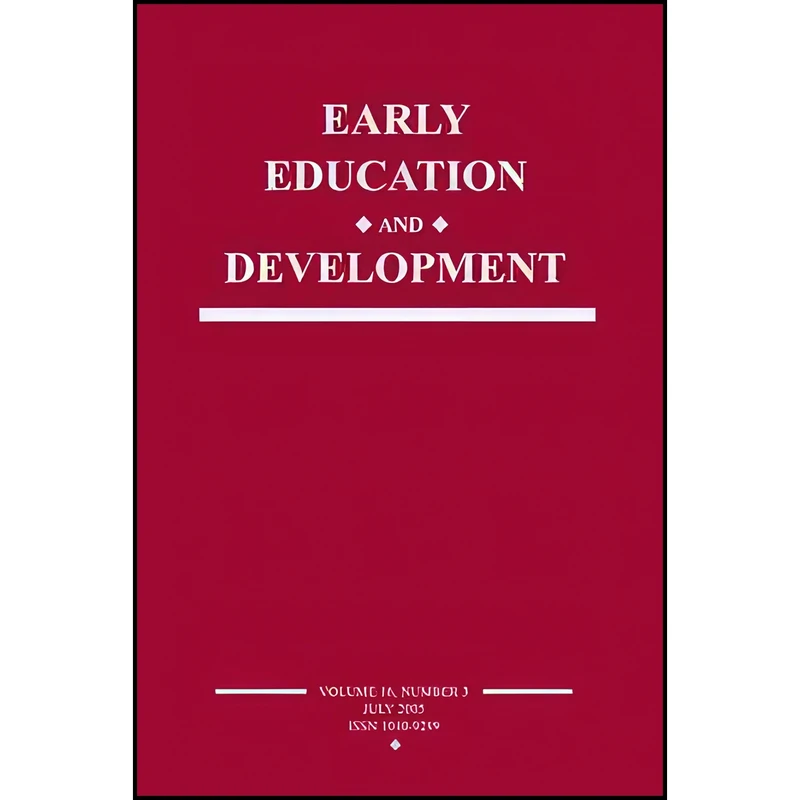 کتاب Early Education and Development اثر Susanne A. Denham انتشارات بله