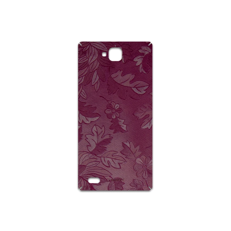 برچسب پوششی ماهوت مدل Red-Wildflower مناسب برای گوشی موبایل آنر 3C