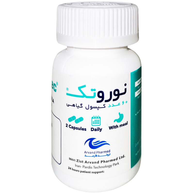 کپسول نوروتک اروند فارمد بسته 60 عددی
