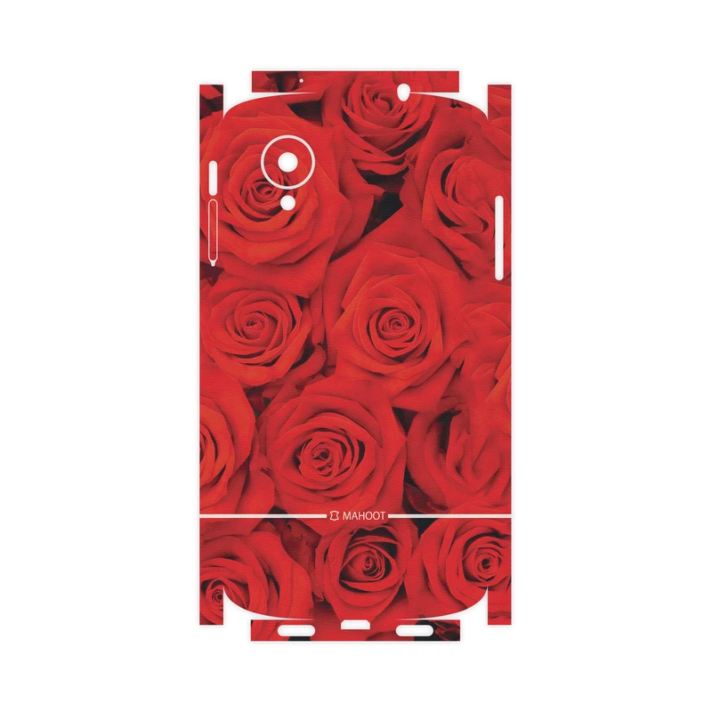 برچسب پوششی ماهوت مدل Red-Flower-FullSkin مناسب برای گوشی موبایل گوگل Nexus 5