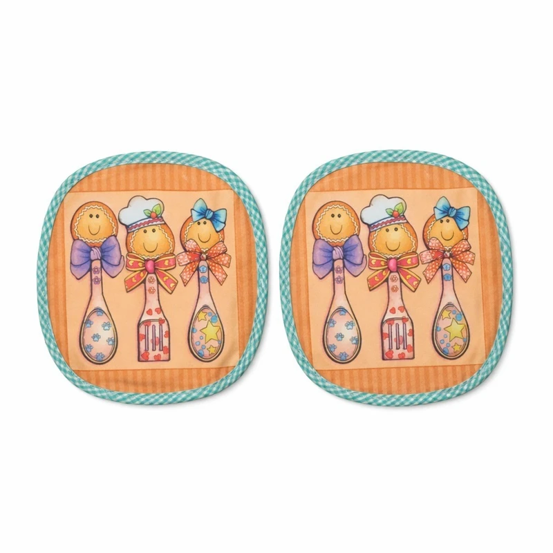 دستگیره آشپزخانه مدل قاشق و چنگال بسته 2 عددی