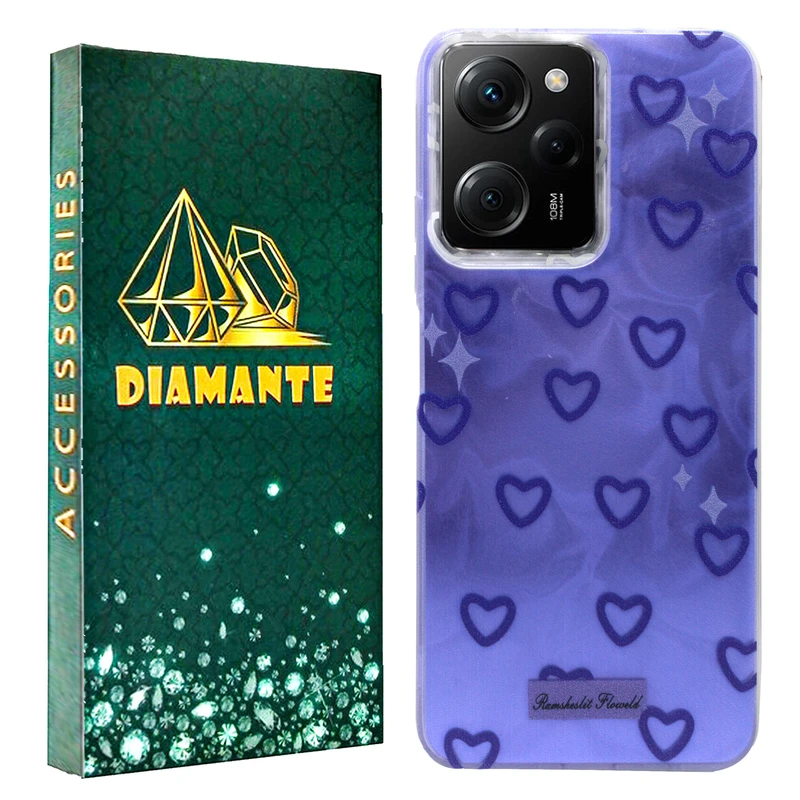 کاور دیامانته مدل Ghalbi Gn مناسب برای گوشی موبایل شیائومی Poco X5 Pro