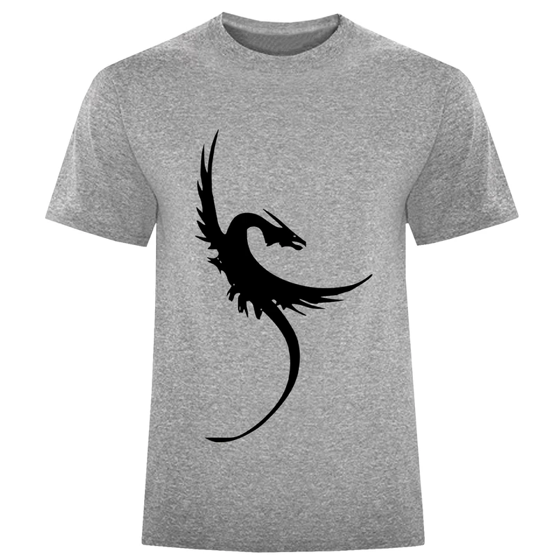 تی شرت آستین کوتاه مردانه مدل اژدها D1473