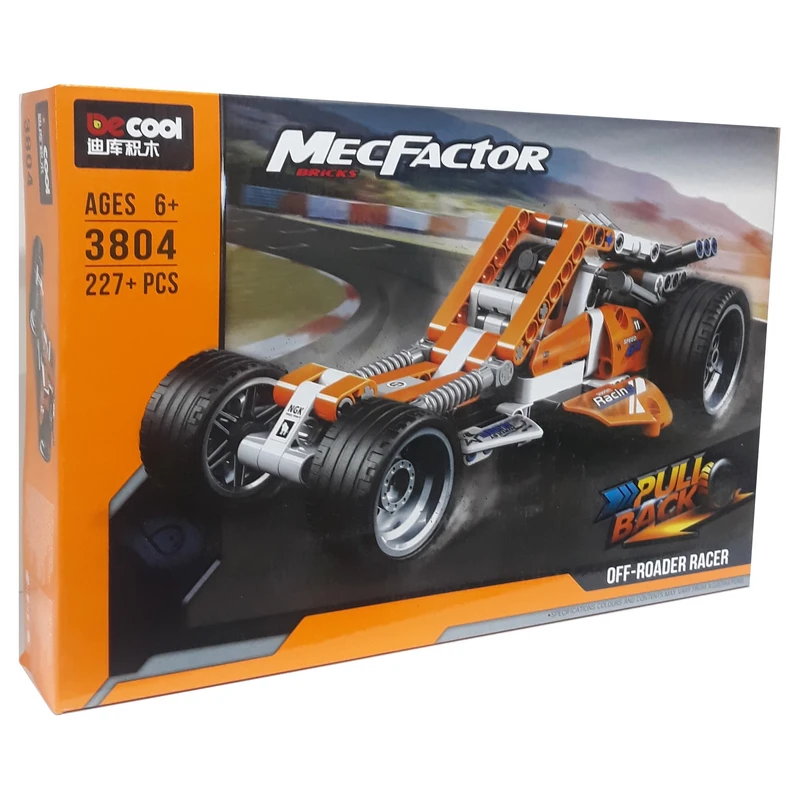 ساختنی دکول مدل ماشین فرمول یک عقب کش کد 3804