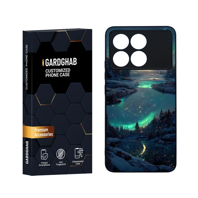 کاور گارد قاب مدل هنری مناسب برای گوشی موبایل شیائومی Redmi K70 / K70 Pro / Poco F6 Pro 5G