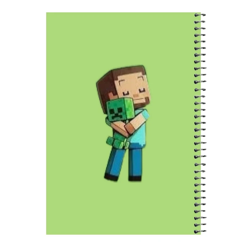 دفتر مشق 80 برگ اس جی مدل ماینکرفت کد۱   