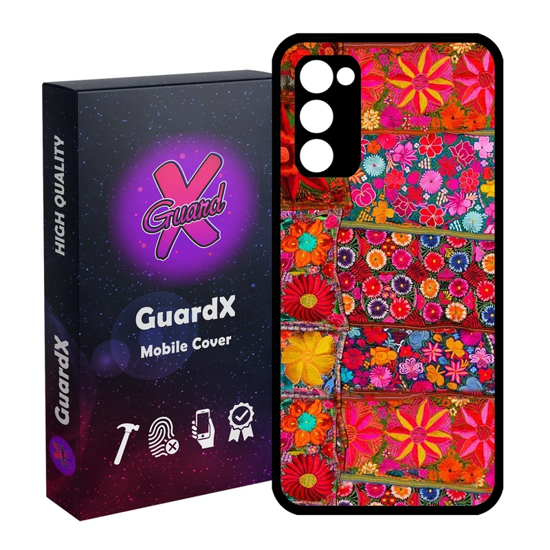 کاور گارد ایکس طرح رنگی مدل Glass10403 مناسب برای گوشی موبایل سامسونگ Galaxy S20 FE