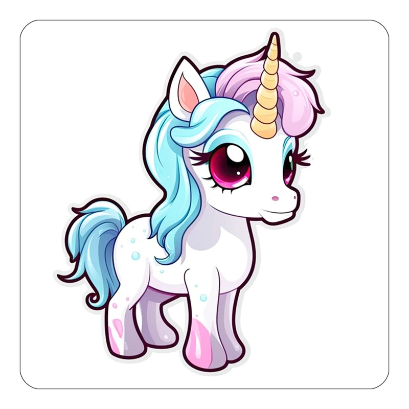 مگنت کاکتی طرح اسب تک شاخ و یونیکورن مدل mp30532