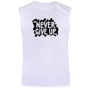 تاپ مردانه مدل MOTIVATIVE TEXT کد B549 رنگ سفید