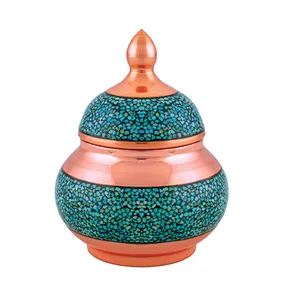 قندان فیروزه کوبی مسجدی مدل کوچک کد F41