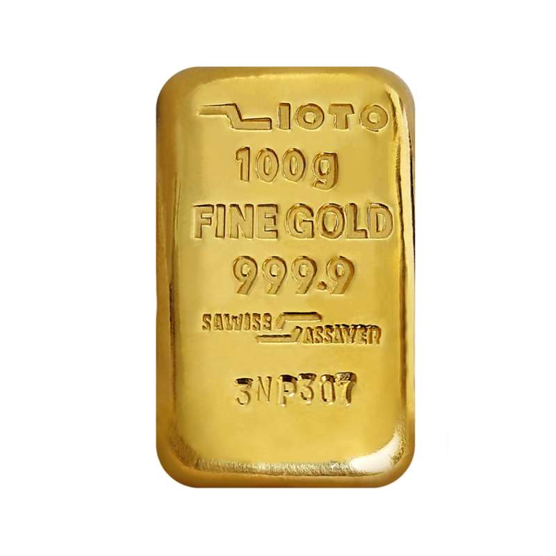 شمش طلا 24 عیار زیوتو مدل TP-R100