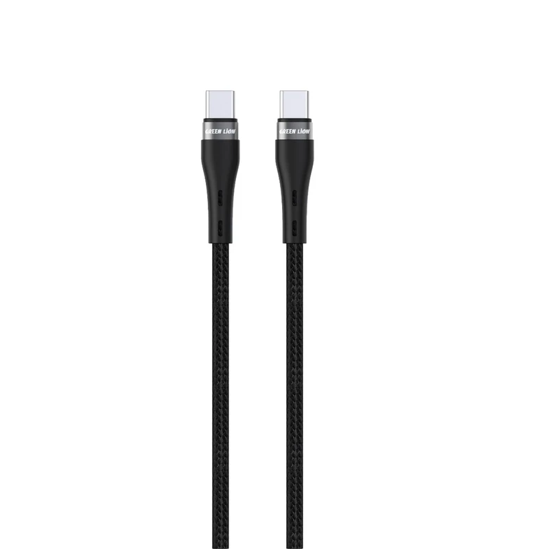 کابل type-c گرین لاین مدل GNBRUSCTCBK طول 1 متر