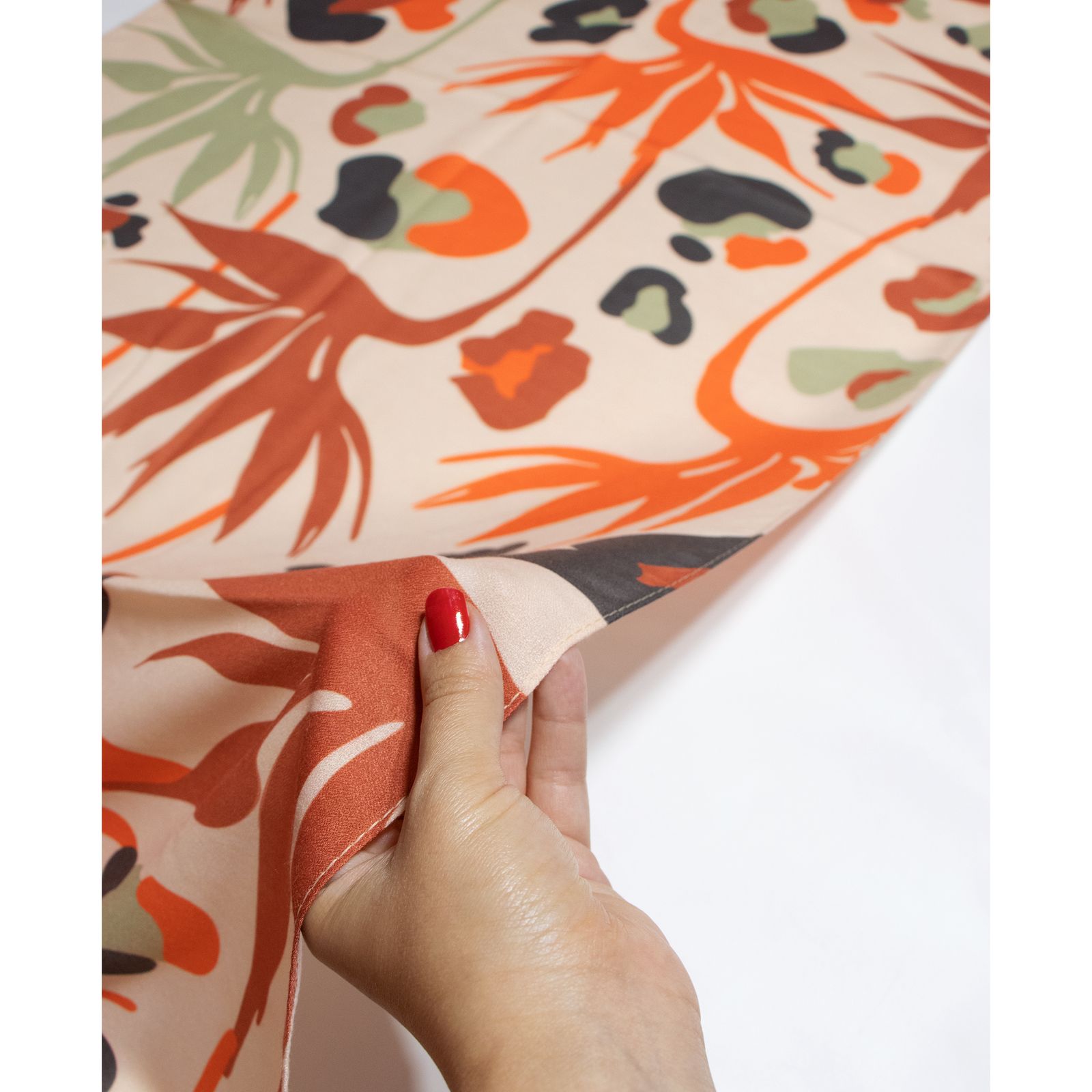 شال زنانه مدل نخ ابریشم بهاری طرح فانتزی جدید کد ana-1809 -  - 6