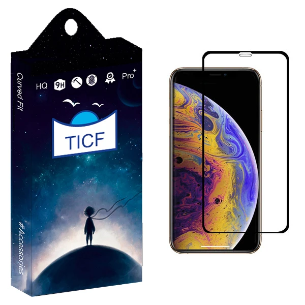 محافظ صفحه نمایش تی ای سی اف مدل +HD مناسب برای گوشی موبایل اپل iPhone XS Max