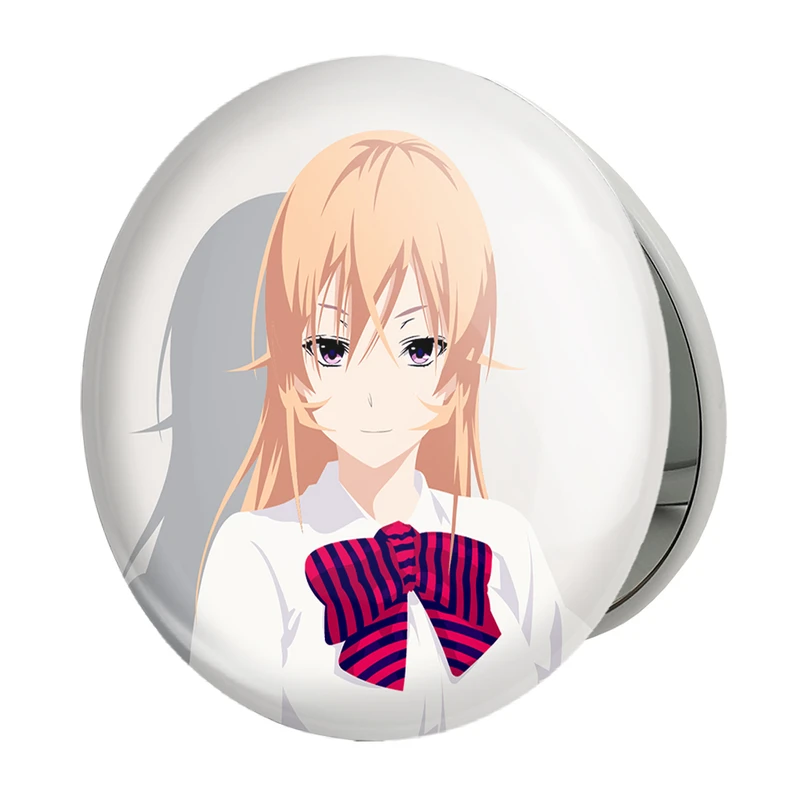 آینه جیبی خندالو طرح ارینا انیمه جنگ غذاها Food Wars مدل تاشو کد 16985 