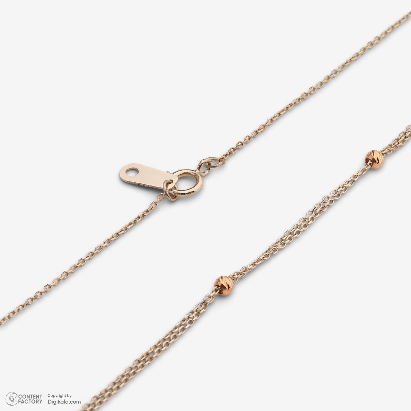 گردنبند طلا 18 عیار زنانه با زنجیر البرنادو وی گالری مدل NC2263 -  - 6