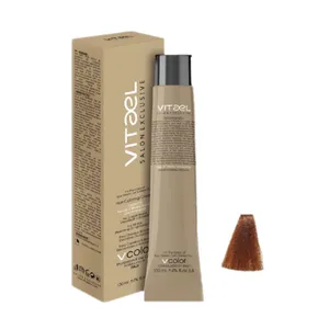 رنگ مو ویتائل شماره 6/51 حجم 100 میلی لیتر رنگ بلوطی روشن ماهگونی دودی