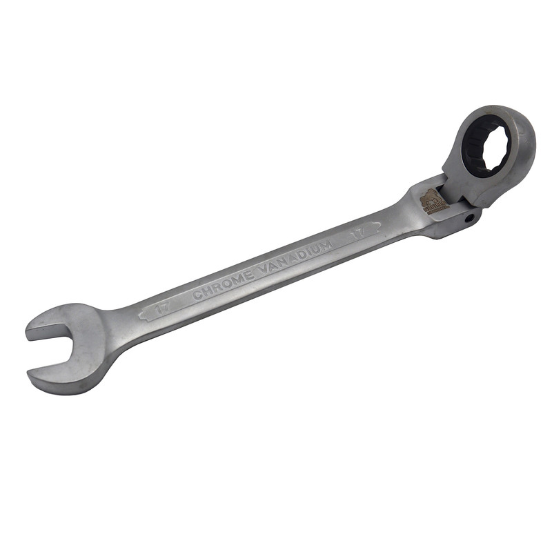 آچار یکسر تخت و یکسر جغجغه ای مدل گوریلا کد YP-TASHO-017MM سایز 17 میلیمتر